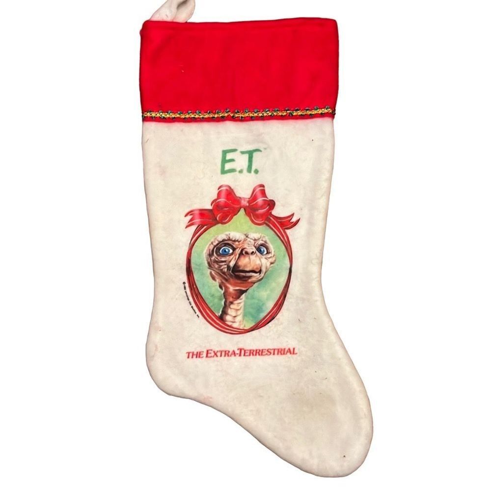 Vintage ET Christmas‎ Stocking 1982 Universal City Studios